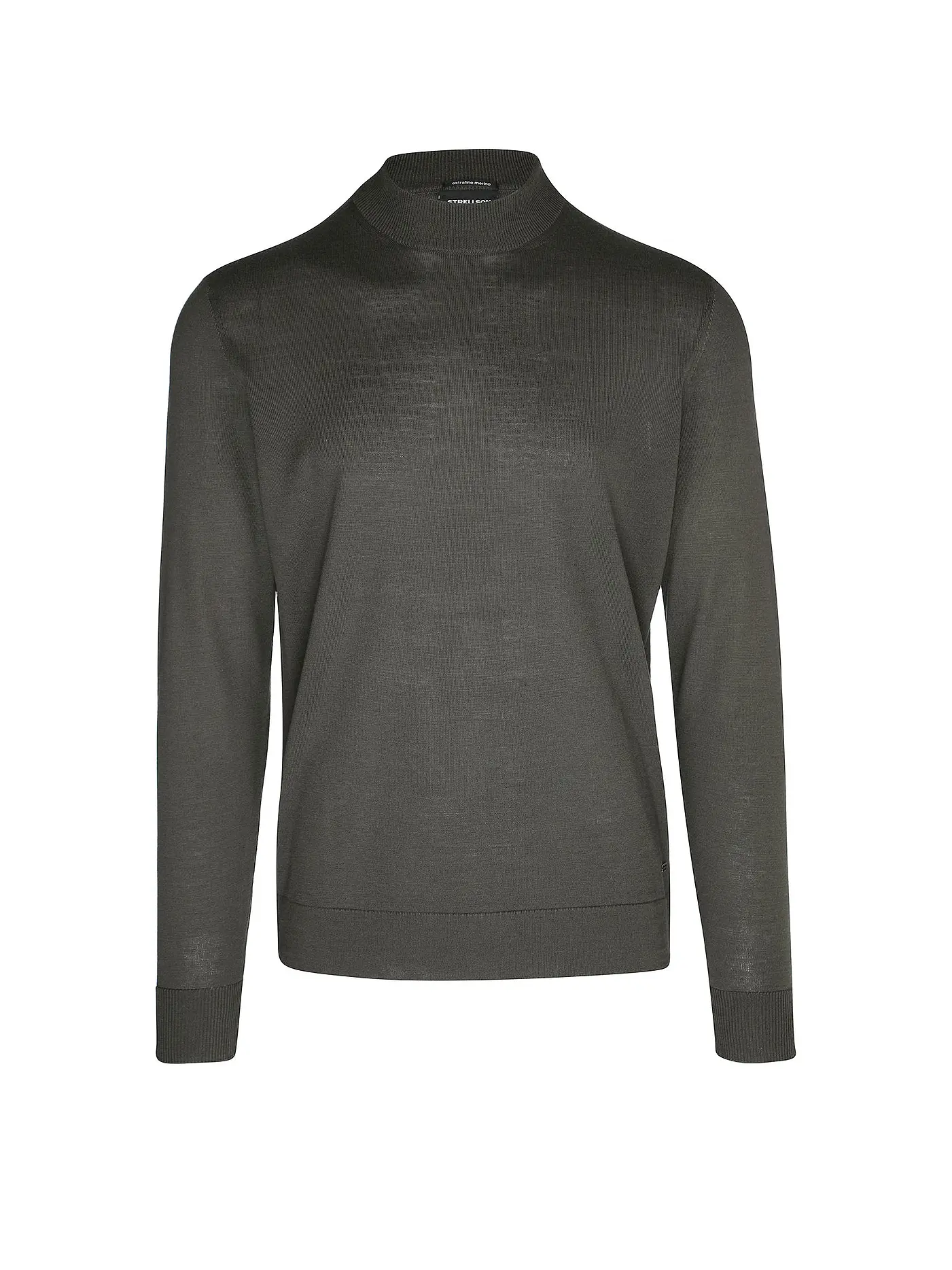 STRELLSON | Stehkragenpullover MAREK | grün